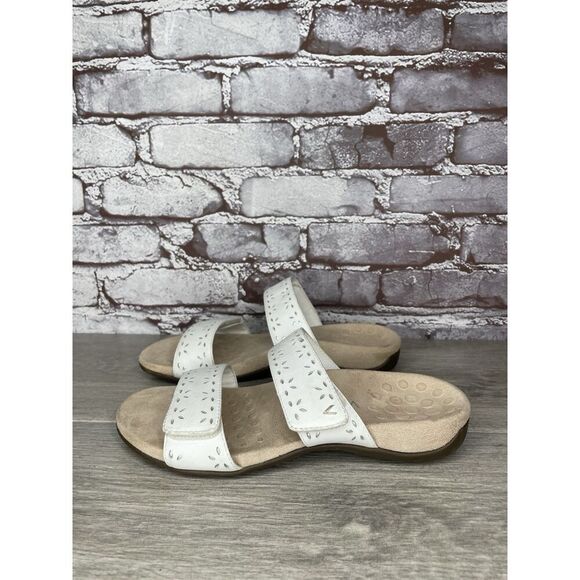 Vionic Randi White Leather Strappy Casual Orthopedic Sandals Women 6.5M US/37EU - Picture 12 of 16